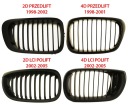 CALANDRE RADIATEUR GRILLE GRILLES BMW E46 CABRIO 1999-2002 NOIR MATT POUSSOIRphoto 14