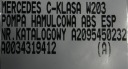 MERCEDES C-KLASA W203 НАСОС ABS A2095450232  (12693661869) фото min 7