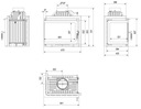 eco SIMPLE INSERT, левый BS, комплект INLET, рама LUFTY