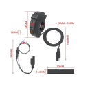 USB ЗАРЯДНИЙ ПРИСТРІЙ DO МОТОЦИКЛА 2X QC3.0 ШВИДКІ ЗАРЯДКА ГНІЗДО USB-C  фото 13