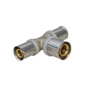 ПРЕССОВАННЫЙ тройник 16–20–16 мм УСТАНОВКА В КОМПЛЕКТЕ