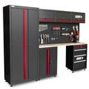 МЕБЕЛЬ ДЛЯ ГАРАЖНОЙ МАСТЕРСКОЙ КНИЖНЫЙ ШКАФ ДЛЯ ПОДВАЛА МАСТЕРСКАЯ 13 ЭЛЕМЕНТОВ.