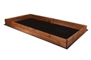 Ящик для овощей, приподнятая грядка, деревянный каркас, 240x100