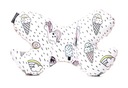 Противоударная дорожная подушка CUTE BUTTERFLY HEADREST минки, хлопок