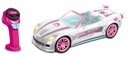 BARBIE Zdalnie sterowany samochód biały kabriolet
