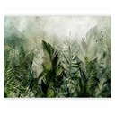 ФОТООБОИ САМОКЛЕЯЩИЕСЯ ПРИРОДА ЛИСТЬЯ ЗЕЛЕНЫЕ ЗАГУСКИ РАСТЕНИЙ ГОСТИНАЯ 343x256