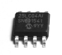 Память EEPROM 25LC040A-I/SN с адаптером