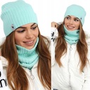 ЖЕНСКИЙ КОМПЛЕКТ ШАПКА-БИНИ ЮБКА ДЛЯ ГОЛЬФ-ТРУБА БОЛЬШОЙ КОМПЛЕКТ МЯТА 2204