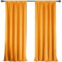 ГОТОВЫЕ ШТОРЫ МАТОВЫЕ ГЛАДКИЕ 145х250 ЖЕЛТЫЕ ДЛЯ ТУННЕЛЯ ЛЯГУШЕК