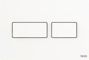 КНОПКА ДЛЯ УНИТАЗА TECE TECESOLID ИЗ БЕЛОГО МАТОВОГО МЕТАЛЛА