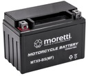 Аккумулятор Moretti AGM MTX9-BS YTX9-BS