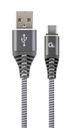 GEMBIRD PREMIUM KABEL USB-C 2.0 AM/CM METALOWE WTYKI, OPLOT NYLONOWY 1M