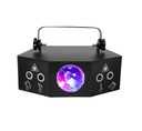 Лазерный проектор для дискотеки, стробоскоп для диско-шара MusicMate LED 4eys