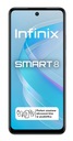 Смартфон Infinix SMART 8 3 ГБ/64 ГБ 4G (LTE) белый
