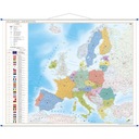 Unia Europejska mapa na ścianę polityczna NAJNOWSZE WYDANIE 180x143cm DUŻA