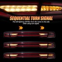 FEUX ARRIÈRE JEU COMPLET LED NEON TUNING 14-24LOOK DODGE CHARGER LIFT 2011-2015photo 10