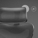 Ergonomické kancelárske kreslo PREMIUM DIABLO V-COMMANDER : čierno-šedá Hĺbka nábytku 68 cm