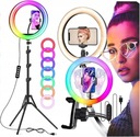НАБОР КОЛЬЦЕВОЙ ЛАМПА RING RGB СО ШТАТИВОМ ДЛЯ СЕЛФИ-ВИДЕОФОТО MJ26
