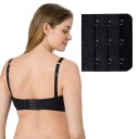 УДЛИНИТЕЛЬ КРЮЧКОВ ДЛЯ БЮСТГАЛЬТЕРА 3-РЯДНЫЙ ЧЕРНЫЙ