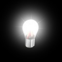ЛАМПОЧКА МОТОЦИКЛЕТНАЯ СВЕТОДИОДНЫЕ 4 COB FILAMENT PY21W BAU15S 1156 12V 24V БЕЛАЯ  фото 7
