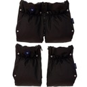 Коляска iMove Plusz Melange Black закрывается в перчатки.