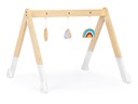 Gymnastický stojan vzdelávací drevený + hračky Kód výrobcu CA12231