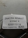 RENAULT SCENIC II INSIGNIA EMBLEMA 