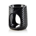 АРОМАТИЧЕСКИЙ КАМИН ДЛЯ АРОМАТЕРАПИИ МАСЛА И ВОСКА, КЕРАМИКА, ЧЕРНЫЙ