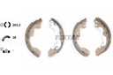 91052500 BRAKE SHOES BRAKE FORD FOCUS 98- 