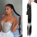 ПРИКРЕПЛЕННАЯ КОСИКА НА РЕЗИНКЕ 80СМ №4