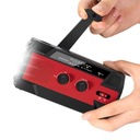 Солнечное радио AM/FM с динамо-ручкой, фонарик 4000 мАч