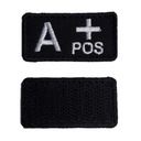 НАШИВКА НА ВЕЛКРО ТИПА КРОВИ А+