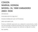 , ЧАША ОБТІЧНИК ЗАХИСТ HONDA XL 1000 XL1000 VARADERO 03+  (16544896647) фото min 10