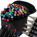 ZAKREŚLACZE MARKERY MAZAKI PISAKI DWUSTRONNE 60SZT