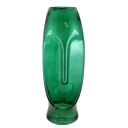 Ваза FACE, ЗЕЛЕНОЕ СТЕКЛО, 30 см