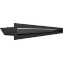 РЕШЕТКА ВЕНТИЛЯТОРА КАМИН LUFT 6X80 ЧЕРНЫЙ SLIM