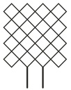 PODPÓRKA KWIATÓW ROŚLIN PERGOLA KRATA 37cm