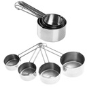 НАБОР КУХОННЫХ МЕРОК, 4 ПРЕДМЕТА, СТАЛЬ