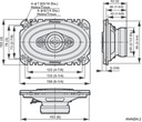 Pioneer TS-A4671F Автомобильные колонки 4x6 дюймов 4-полосные Nissan Fiat Seat VW