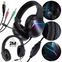 НАКЛАДНЫЕ ПРОВОДНЫЕ ИГРОВЫЕ НАУШНИКИ С МИКРОФОНОМ, RGB LED LED PC