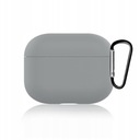 ETUI DO AIRPODS 3 Z KARABINKIEM - SZARY