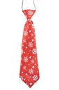 РОЖДЕСТВЕНСКИЙ галстук для ребенка со СНЕЖИНКАМИ