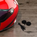 ЧОРНИЙ КОМПЛЕКТ NAGLOWNY DO ШОЛОМА MOTOCIKLINIO Z MIKROFONEM I РЕГУЛЮВАННЯМ GLOSNOSCI  фото 4