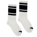 1x МОЛОДЕЖНЫЕ СПОРТИВНЫЕ ЖЕНСКИЕ НОСКИ ДЛЯ СТАРОЙ ШКОЛЫ, БЕЛЫЕ ДЛИННЫЕ