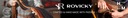 Мужской кожаный брючный ремень Rovicky с логотипом и пряжкой