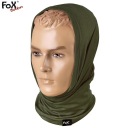 Захисна Бандана Шарф-Труба Термоактивна Шарф Mfh Fox Merino Wool Lite Olive