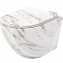 Унитаз CARLOS LAVA из глянцевого мрамора без ободка