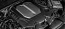 AUDI RS7 C8 4.0TT NOIR CARBONE ENGINE COVER MATTE EVENTURIphoto 9
