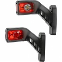 2 SZT. ФАРА ГАБАРИТ LED (СВІТЛОДІОД) ЧЕРВОНА 12V-24V УНІВЕРСАЛЬНЕ  фото 11