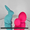 Гламурный ПАСХАЛЬНЫЙ поднос с яблоками и зайцем